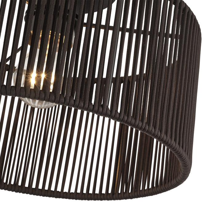 Livex Lighting - 49132-92 - One Light Semi-Flush Mount - Acordia - English Bronze