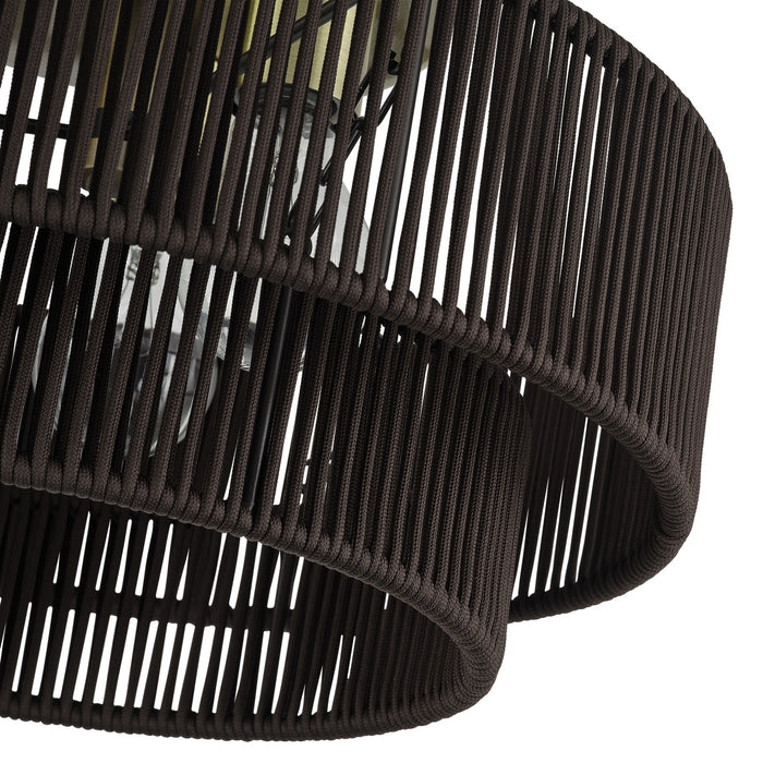 Livex Lighting - 49134-01 - Three Light Semi-Flush Mount - Acordia - Antique Brass