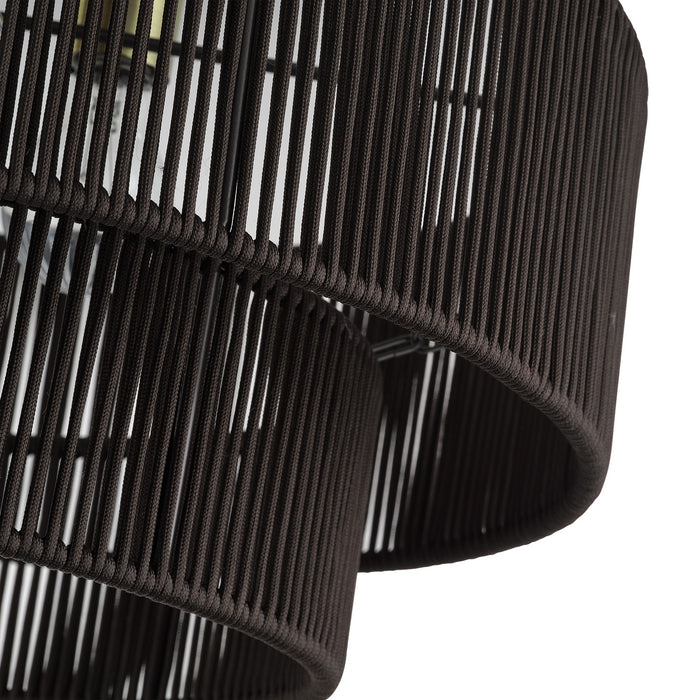 Livex Lighting - 49135-01 - Four Light Semi-Flush Mount - Acordia - Antique Brass