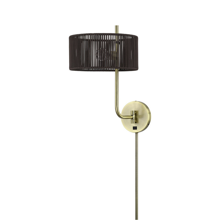 Livex Lighting - 49139-01 - One Light Swing Arm Wall Lamp - Acordia - Antique Brass