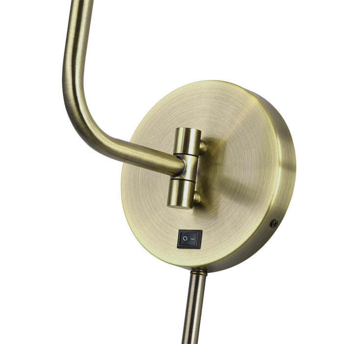 Livex Lighting - 49139-01 - One Light Swing Arm Wall Lamp - Acordia - Antique Brass