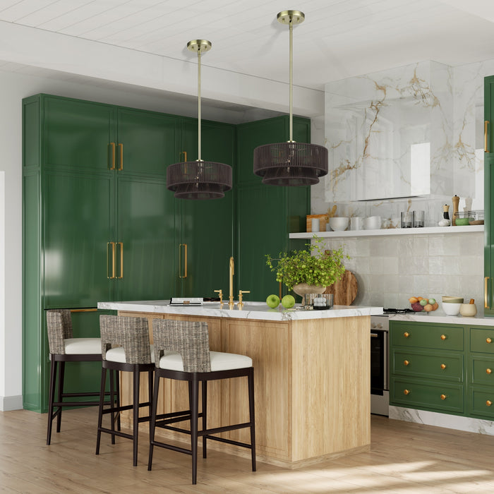 Livex Lighting - 49141-01 - One Light Pendant - Florell - Antique Brass