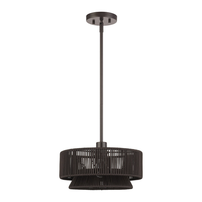 Livex Lighting - 49141-92 - One Light Pendant - Florell - English Bronze
