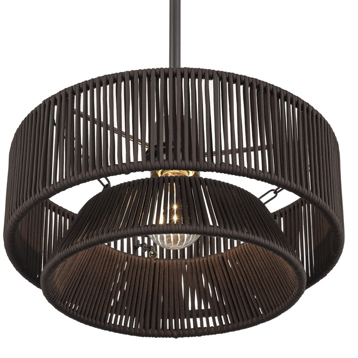 Livex Lighting - 49141-92 - One Light Pendant - Florell - English Bronze