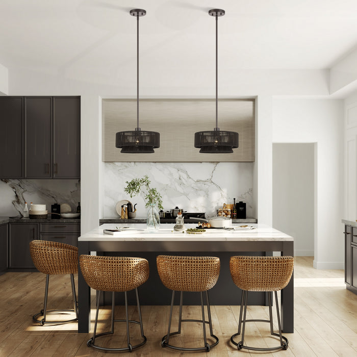 Livex Lighting - 49141-92 - One Light Pendant - Florell - English Bronze