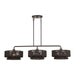 Livex Lighting - 49143-92 - Three Light Linear Chandelier - Florell - English Bronze
