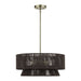 Livex Lighting - 49144-01 - Four Light Chandelier - Florell - Antique Brass
