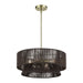 Livex Lighting - 49144-01 - Four Light Chandelier - Florell - Antique Brass