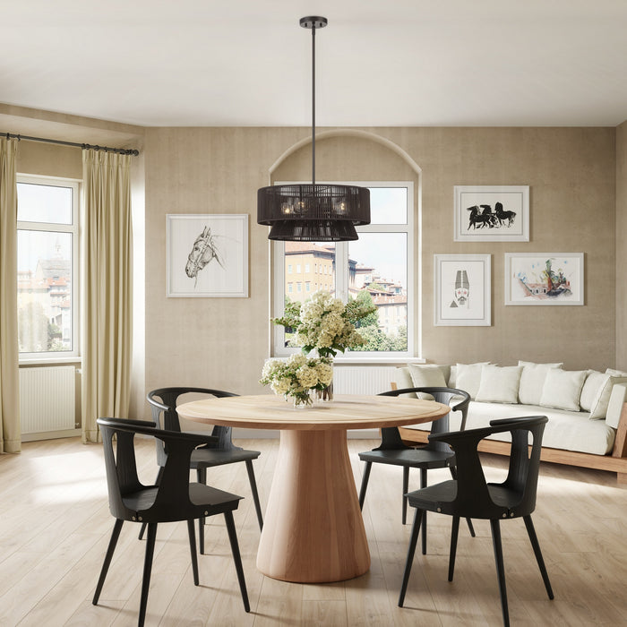 Livex Lighting - 49144-92 - Four Light Chandelier - Florell - English Bronze