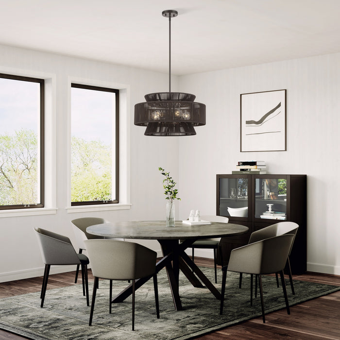 Livex Lighting - 49145-92 - Five Light Chandelier - Florell - English Bronze