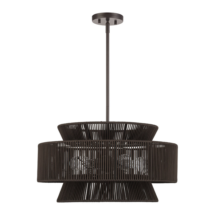 Livex Lighting - 49145-92 - Five Light Chandelier - Florell - English Bronze