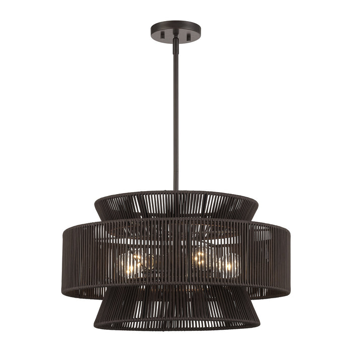 Livex Lighting - 49145-92 - Five Light Chandelier - Florell - English Bronze