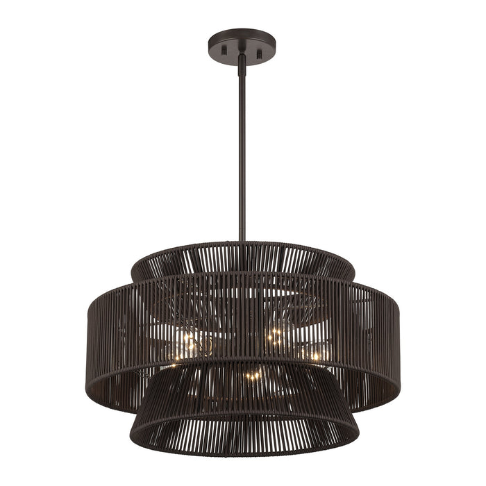 Livex Lighting - 49145-92 - Five Light Chandelier - Florell - English Bronze