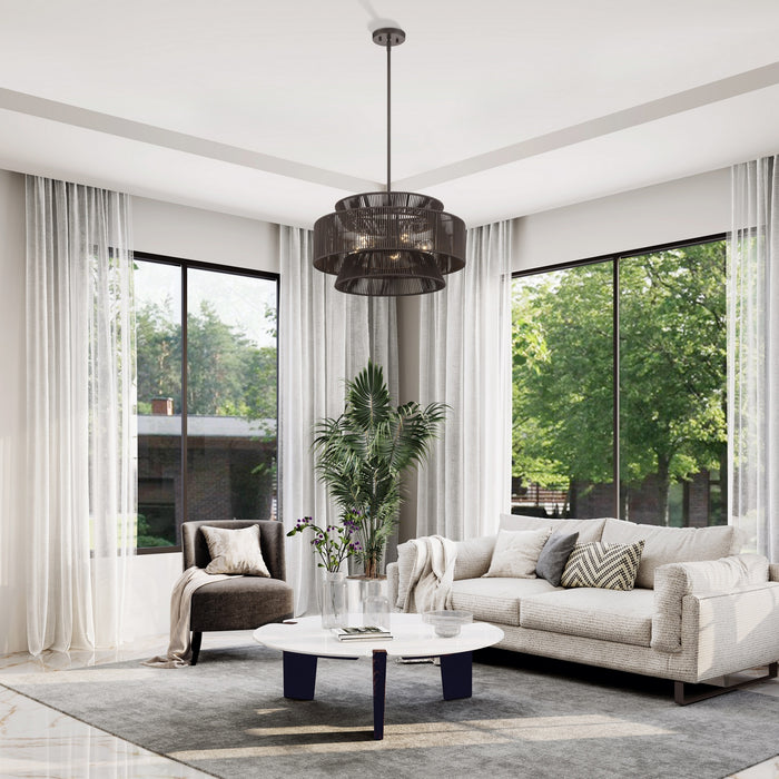 Livex Lighting - 49145-92 - Five Light Chandelier - Florell - English Bronze