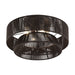 Livex Lighting - 49148-92 - Four Light Semi-Flush Mount - Florell - English Bronze