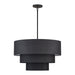 Livex Lighting - 50265-04 - Five Light Chandelier - Bainbridge - Black