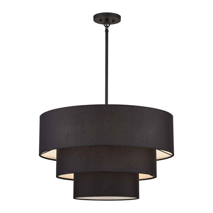 Livex Lighting - 50265-04 - Five Light Chandelier - Bainbridge - Black