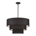 Livex Lighting - 50265-04 - Five Light Chandelier - Bainbridge - Black
