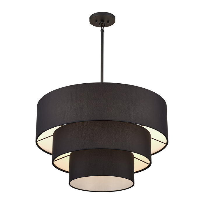 Livex Lighting - 50265-04 - Five Light Chandelier - Bainbridge - Black