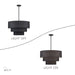 Livex Lighting - 50265-04 - Five Light Chandelier - Bainbridge - Black