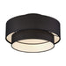 Livex Lighting - 50267-04 - Three Light Semi-Flush Mount - Bainbridge - Black