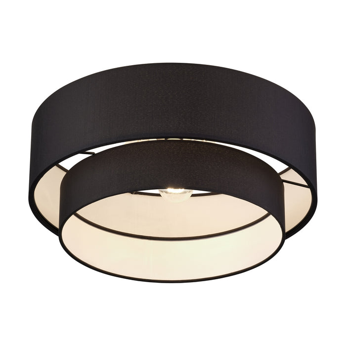 Livex Lighting - 50267-04 - Three Light Semi-Flush Mount - Bainbridge - Black