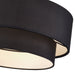 Livex Lighting - 50267-04 - Three Light Semi-Flush Mount - Bainbridge - Black