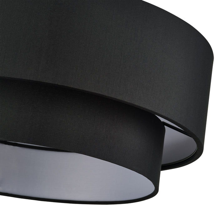 Livex Lighting - 50267-04 - Three Light Semi-Flush Mount - Bainbridge - Black