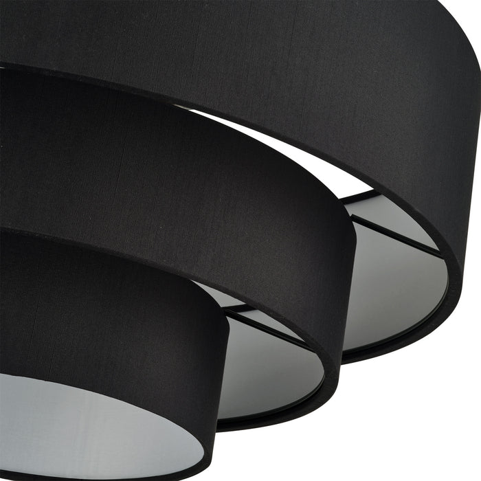 Livex Lighting - 50268-04 - Four Light Semi-Flush Mount - Bainbridge - Black