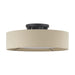 Livex Lighting - 50928-07 - Four Light Semi-Flush Mount - Ellsworth - Bronze