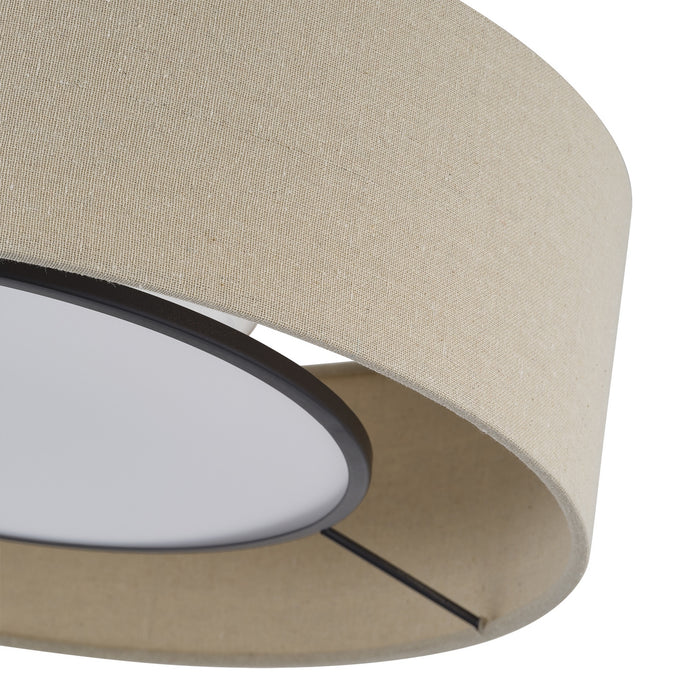 Livex Lighting - 50928-07 - Four Light Semi-Flush Mount - Ellsworth - Bronze