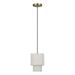 Livex Lighting - 51089-01 - One Light Mini Pendant - Monroe - Antique Brass