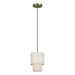 Livex Lighting - 51089-01 - One Light Mini Pendant - Monroe - Antique Brass