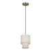 Livex Lighting - 51089-01 - One Light Mini Pendant - Monroe - Antique Brass
