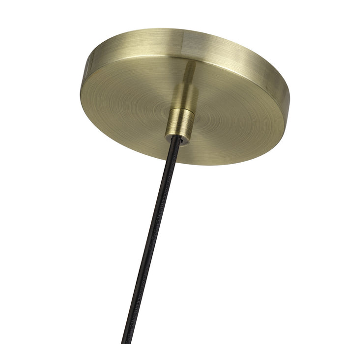 Livex Lighting - 51089-01 - One Light Mini Pendant - Monroe - Antique Brass