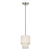 Livex Lighting - 51089-91 - One Light Mini Pendant - Monroe - Brushed Nickel