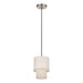 Livex Lighting - 51089-91 - One Light Mini Pendant - Monroe - Brushed Nickel