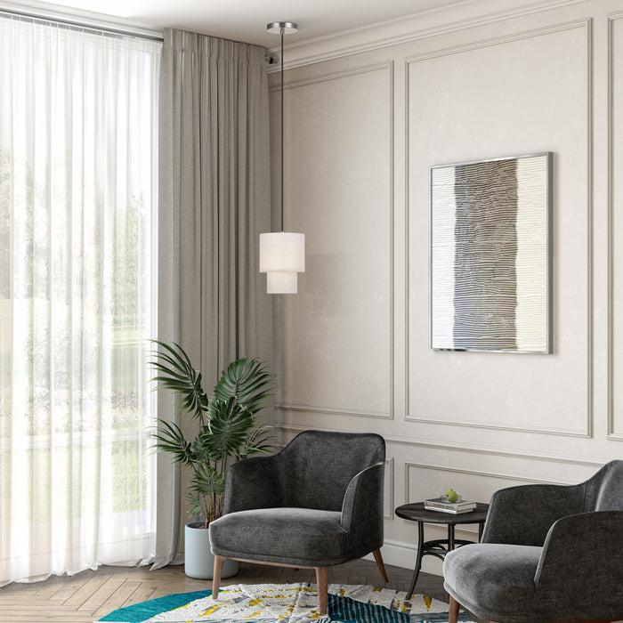 Livex Lighting - 51089-91 - One Light Mini Pendant - Monroe - Brushed Nickel