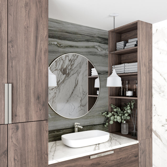 Livex Lighting - 51472-03 - LED Pendant - Bolita - White w/Brushed Nickel