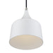 Livex Lighting - 51472-03 - LED Pendant - Bolita - White w/Brushed Nickel