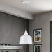 Livex Lighting - 51472-03 - LED Pendant - Bolita - White w/Brushed Nickel