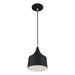 Livex Lighting - 51472-04 - LED Pendant - Bolita - Black w/Brushed Nickel