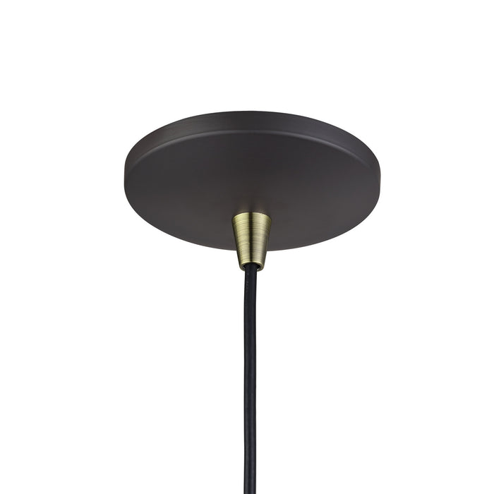 Livex Lighting - 51472-07 - LED Pendant - Bolita - Bronze w/Antique Brass