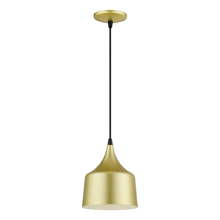 Livex Lighting - 51472-33 - LED Pendant - Bolita - Soft Gold w/Black