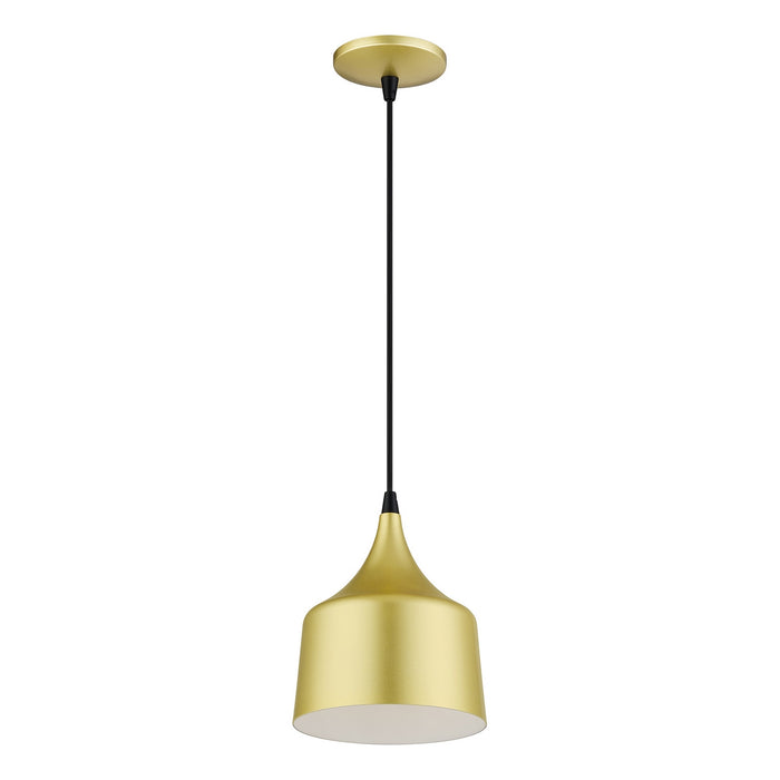 Livex Lighting - 51472-33 - LED Pendant - Bolita - Soft Gold w/Black