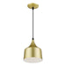 Livex Lighting - 51472-33 - LED Pendant - Bolita - Soft Gold w/Black