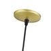 Livex Lighting - 51472-33 - LED Pendant - Bolita - Soft Gold w/Black