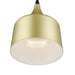 Livex Lighting - 51472-33 - LED Pendant - Bolita - Soft Gold w/Black