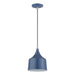 Livex Lighting - 51472-84 - LED Pendant - Bolita - Ocean Blue w/Brushed Nickel