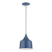 Livex Lighting - 51472-84 - LED Pendant - Bolita - Ocean Blue w/Brushed Nickel